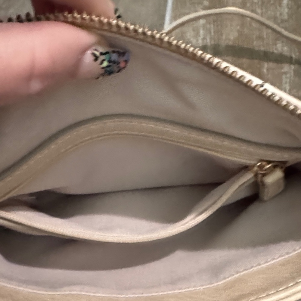 Striped Cream Crossbody Bag - Picture 8 of 16